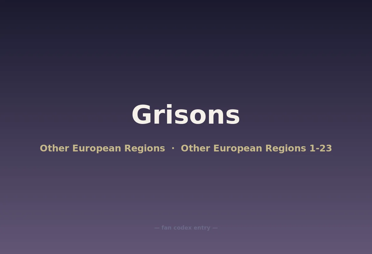 Grisons